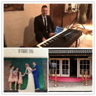 Piano spelen op een prachtige bruiloft in Epe